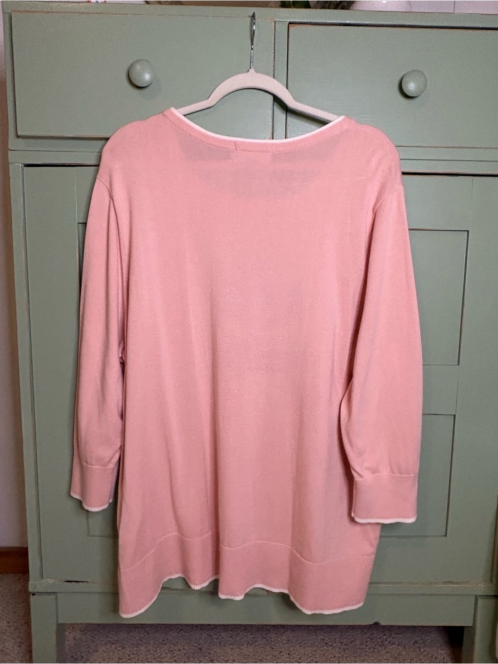 Land’s End Amelia Bearhart Graphic 3/4-Sleeve 100% Supima Top w Panda Graphic2X - Picture 6 of 7